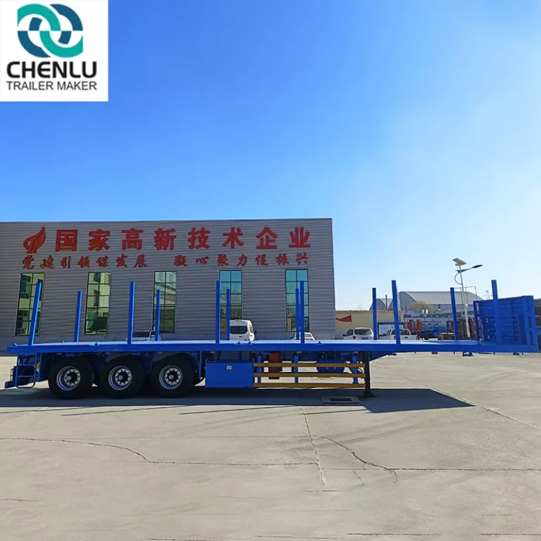 Guía de compra de remolques de plataforma: Cómo elegir remolques de plataforma en venta para el transporte de carga pesada