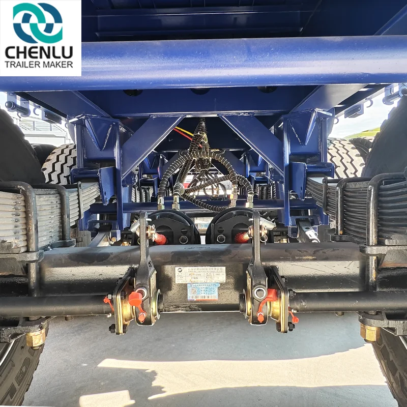Tri Axle Drop Side Semi Trailer
