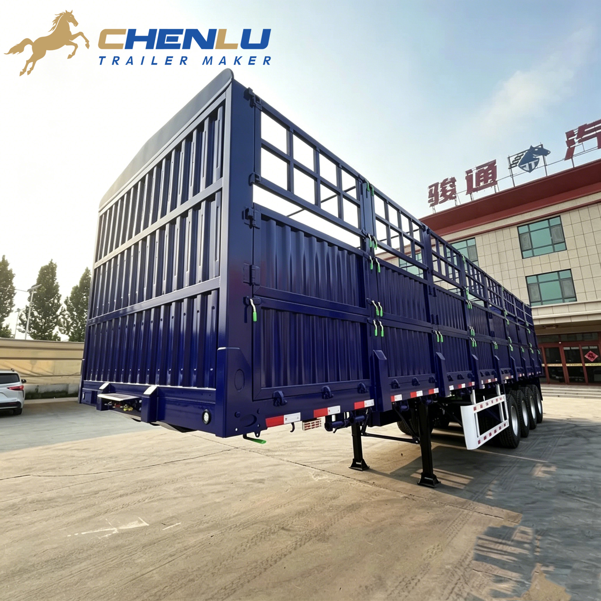 4 Axle Fence Semi Trailer