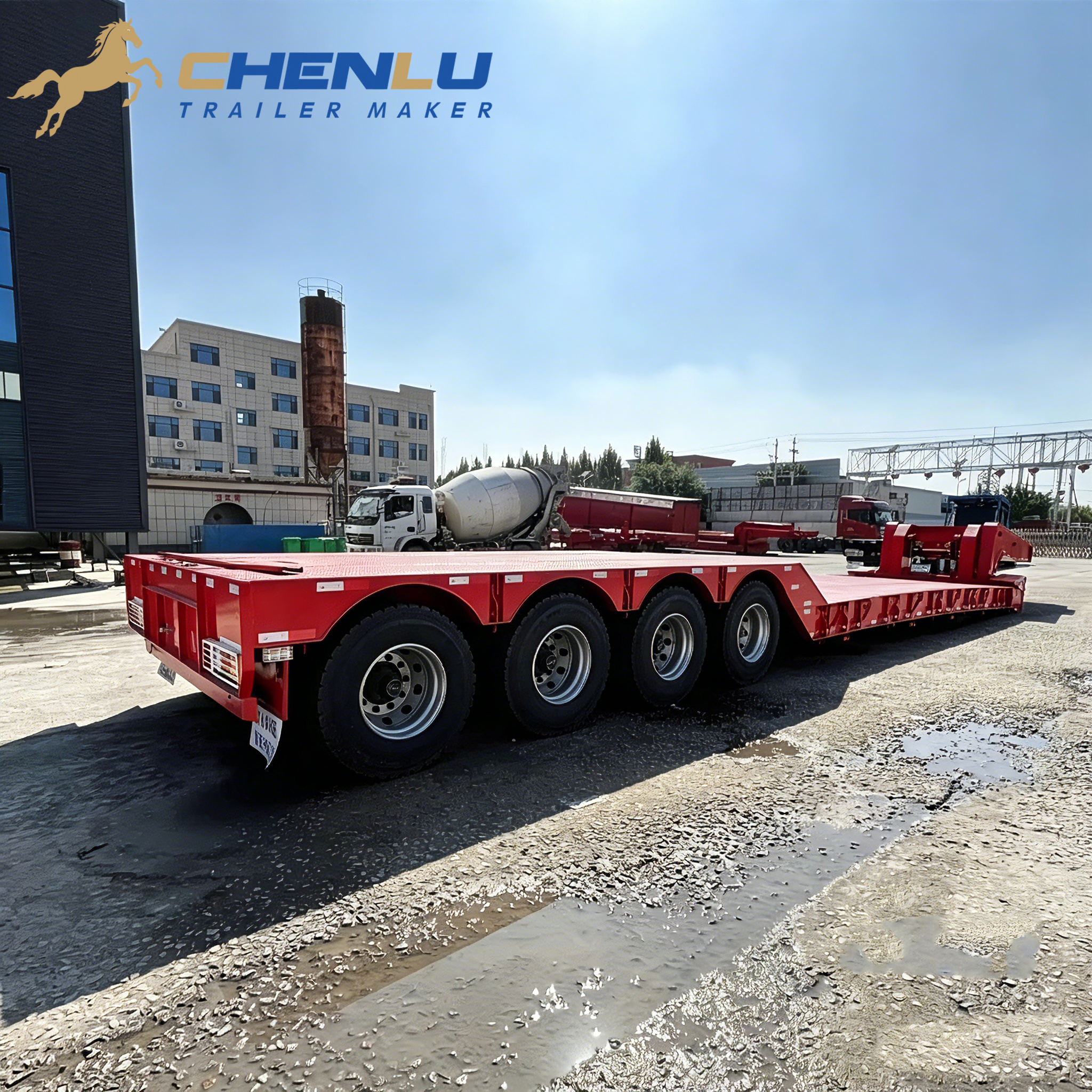 80 Ton Removable Gooseneck Trailer