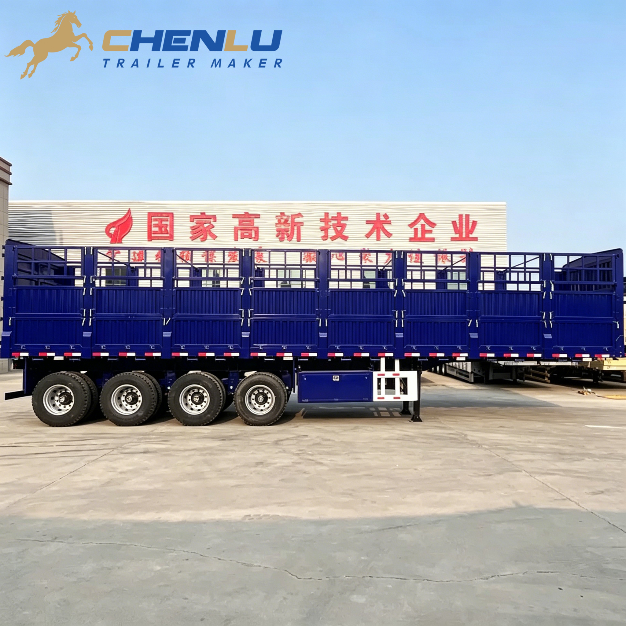 4 Axle Fence Semi Trailer