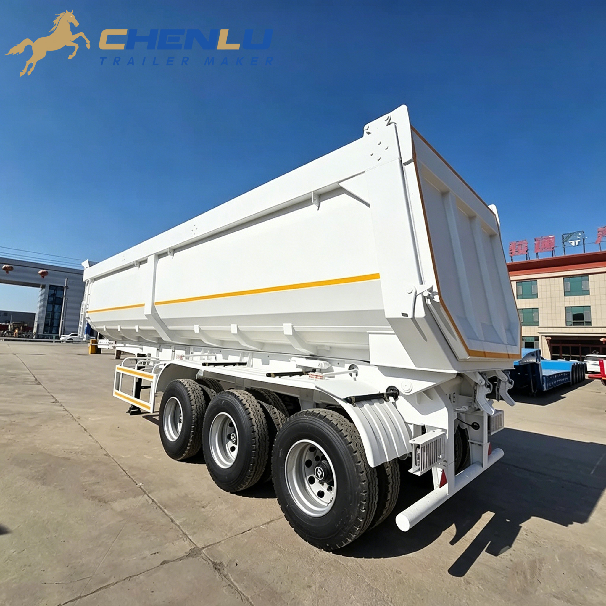 3 Axle Dump semi trailer