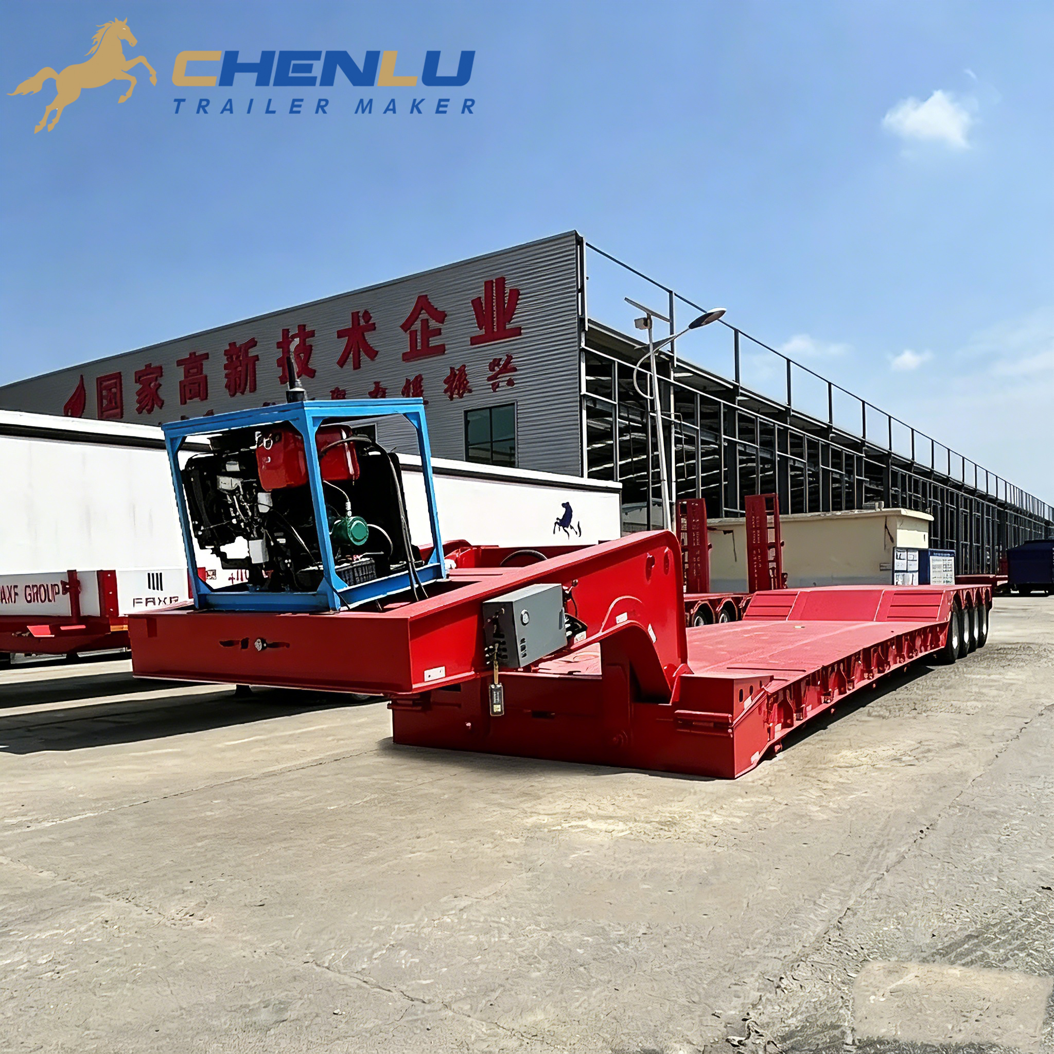 80 Ton Removable Gooseneck Trailer