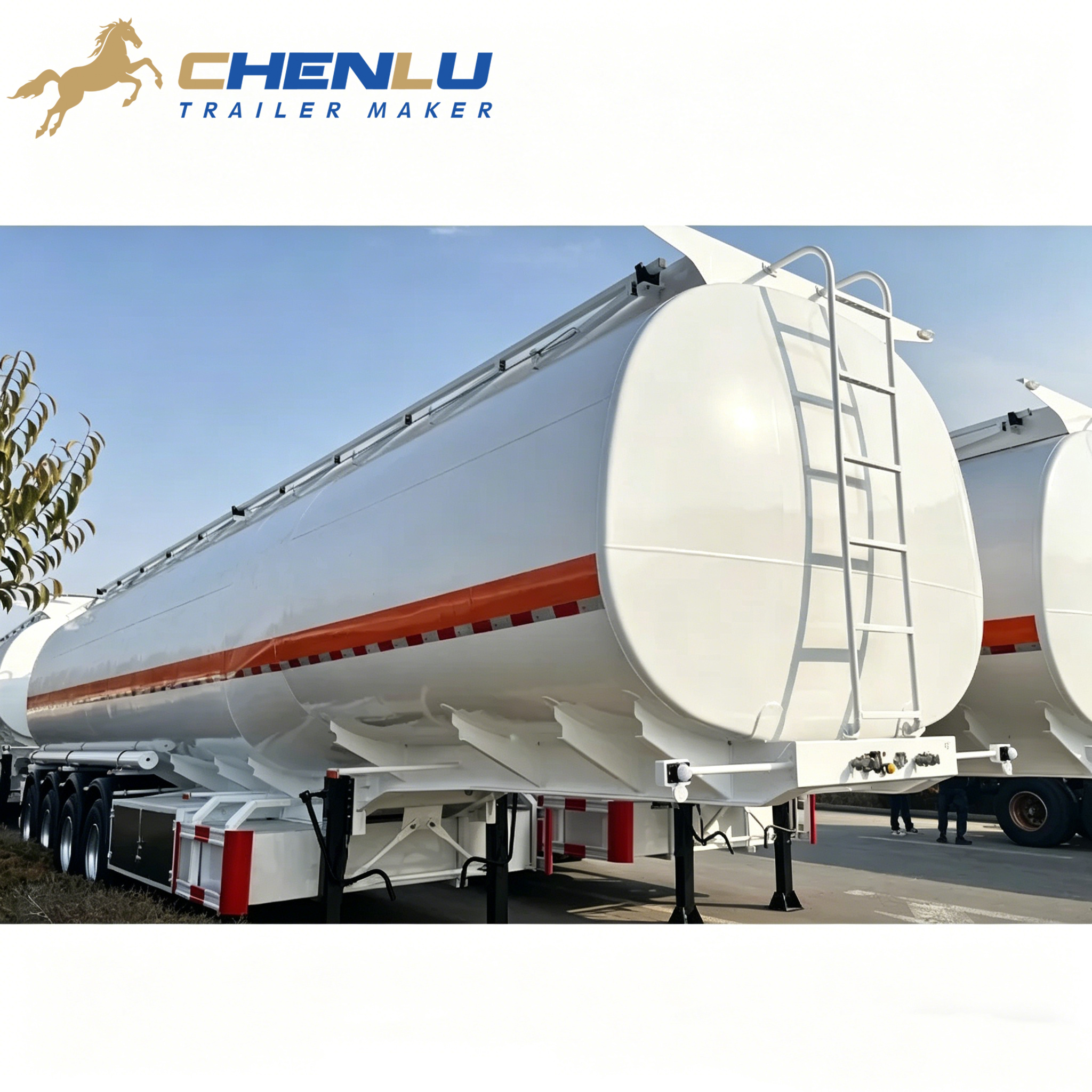 Rimorchio cisterna per benzina