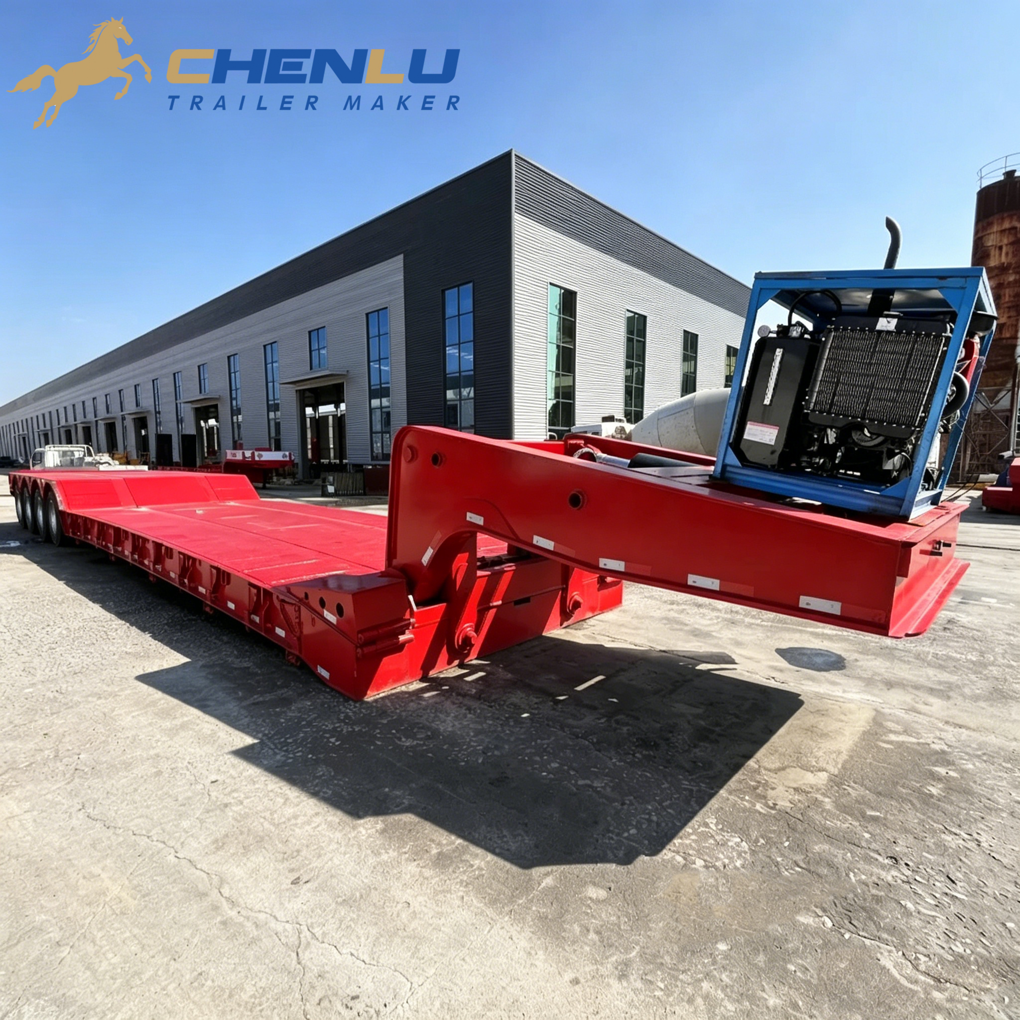 80 Ton Removable Gooseneck Trailer
