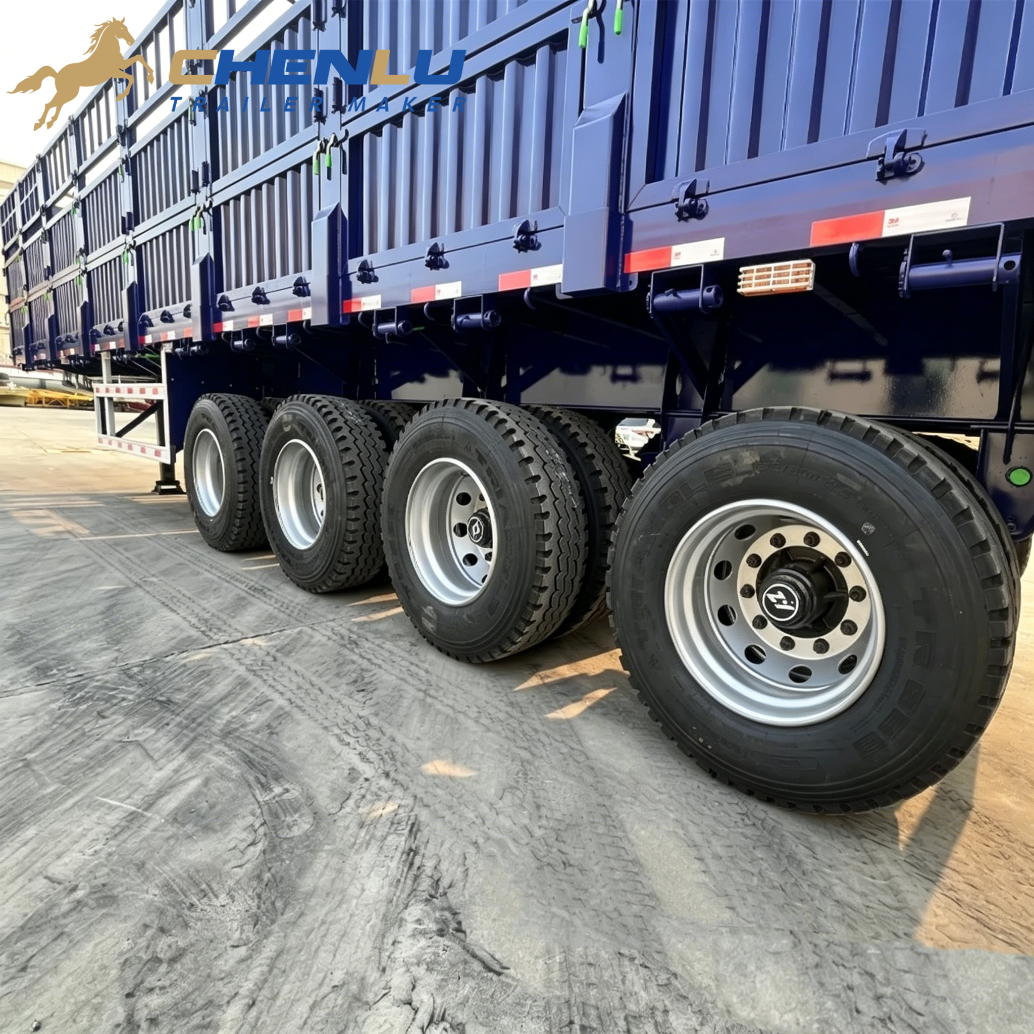 4 Axle Fence Semi Trailer