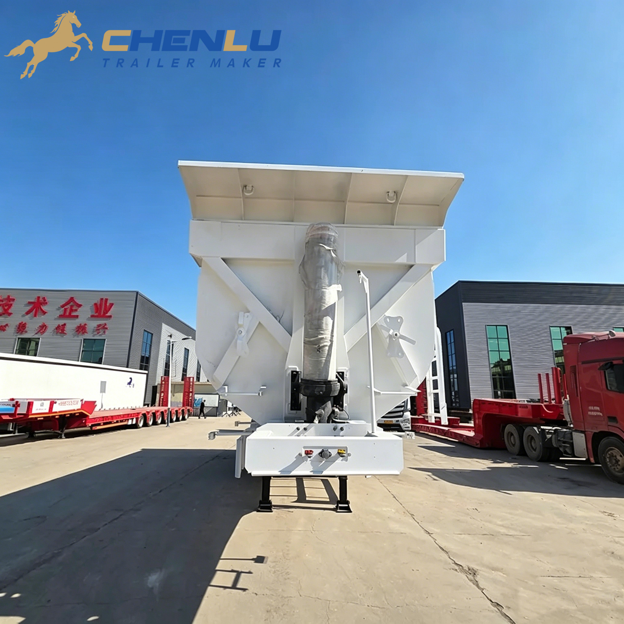 3 Axle Dump semi trailer