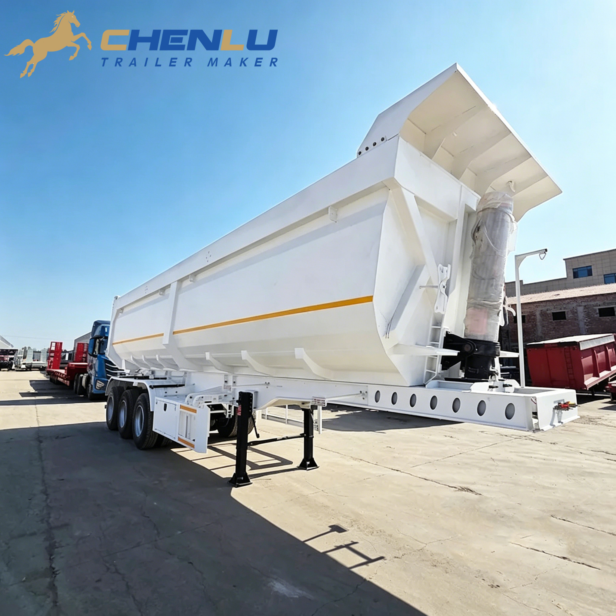 3 Axle Dump semi trailer