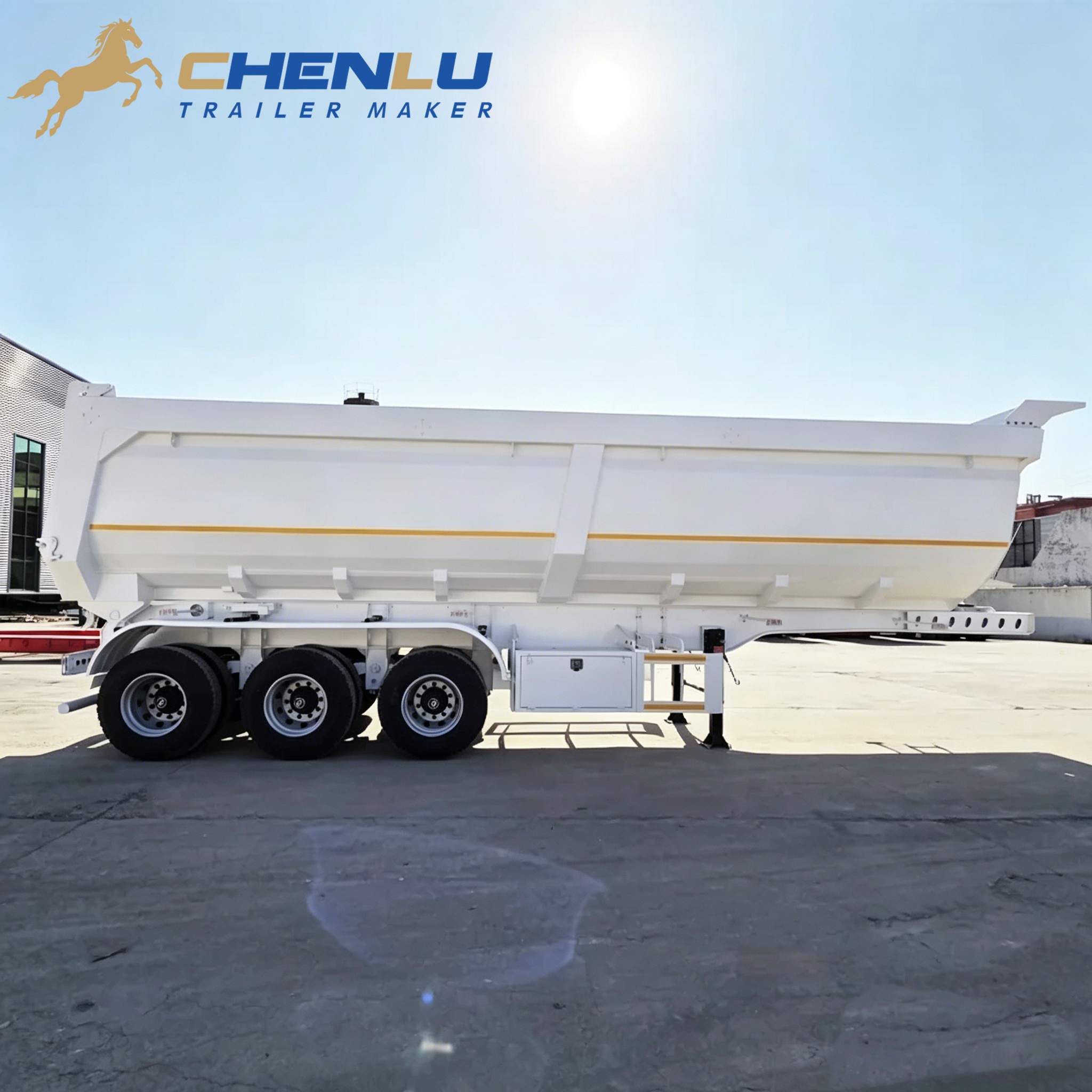 3 Axle Dump semi trailer