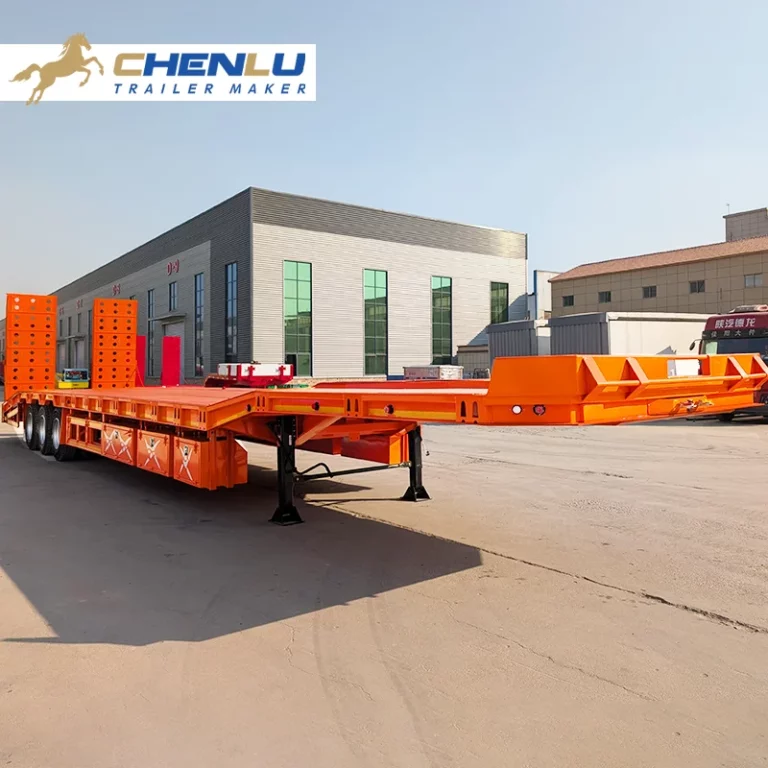 Remolque con cuello de cisne desmontable: Solución de RGN Trailer para el transporte de maquinaria pesada