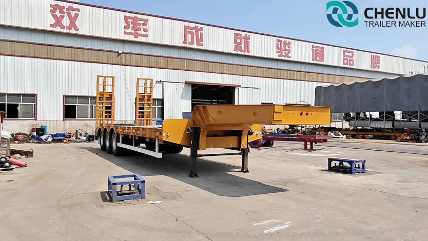 Tanzanian customers order low-bed trailers