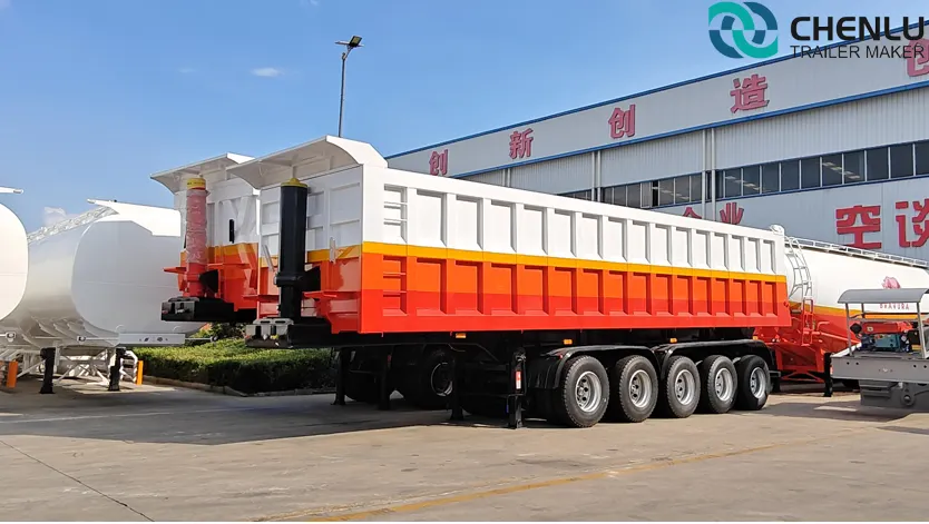 Suriname Customer Successfully Received Dump Semi-Trailer with Smooth Delivery