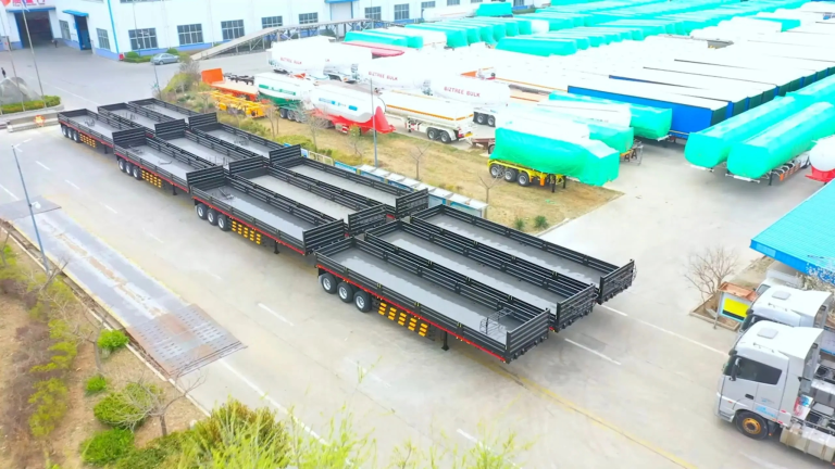 O que é um reboque de plataforma? Tipos de reboques de plataforma para o transporte de mercadorias