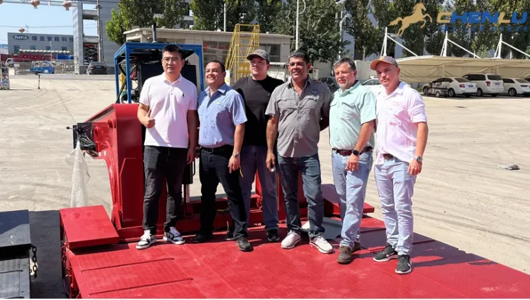 Costa Rican Clients Visit Factory to Explore High-Performance Lowbed and Dump Semi-Trailers